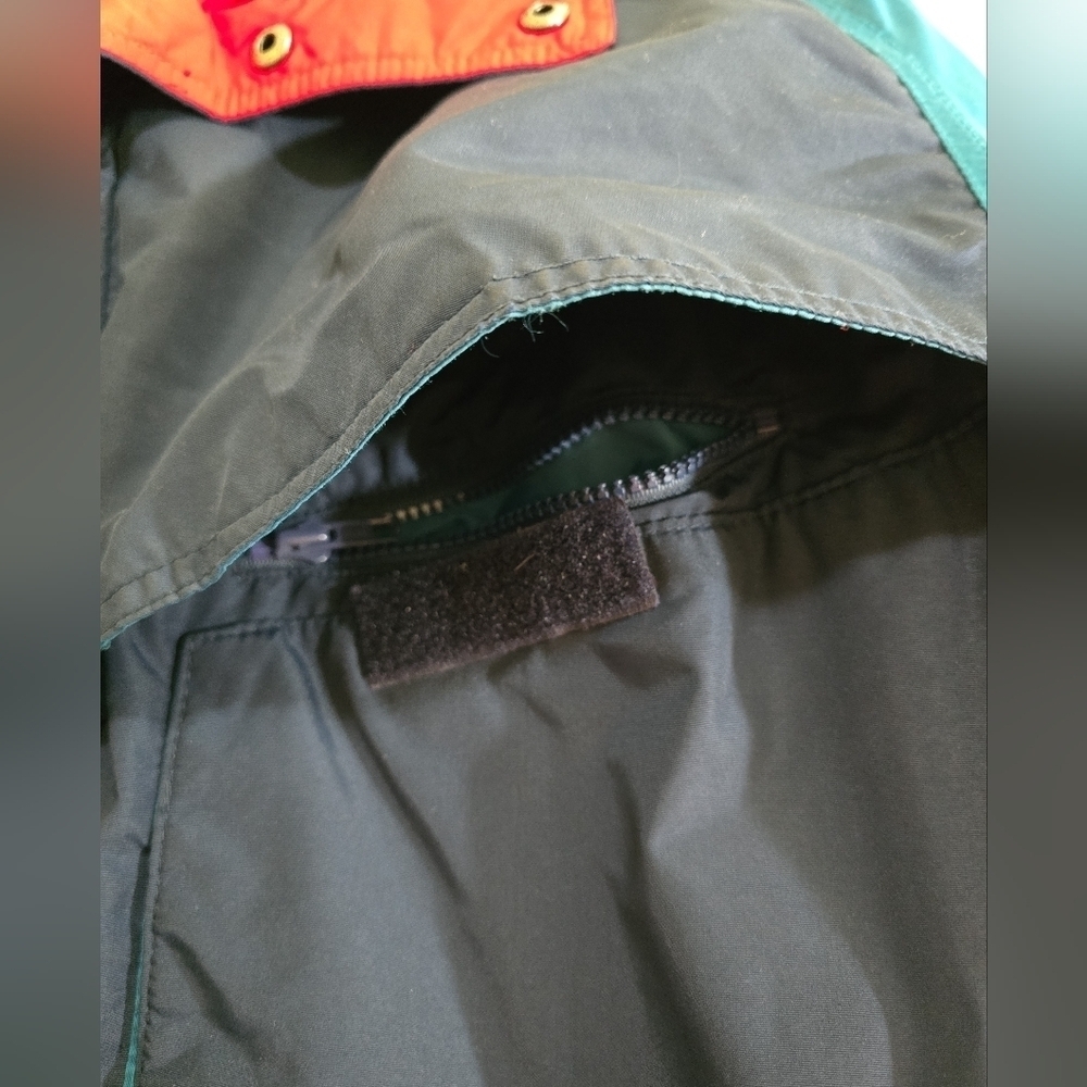 Vintage Columbia 3-in-1 Ski Coat Interchange Men's Large Navy Teal Zip in Jacket - Picture 5 of 14